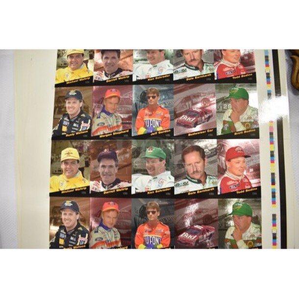 ALL IN ONE MONEY! 5 Indy and 4 Nascar UNCUT Racing Trading Cards!  17x1x23 - Image 3 of 9