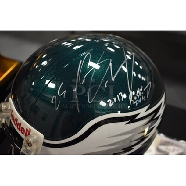 AMAZING! Autographed Lesean McCoy Football Helmet. Comes With Certificate of Authenticity!  - Image 2 of 5