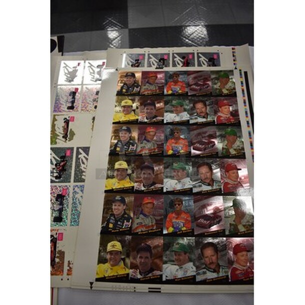 ALL IN ONE MONEY! 5 Indy and 4 Nascar UNCUT Racing Trading Cards!  17x1x23 - Image 6 of 9