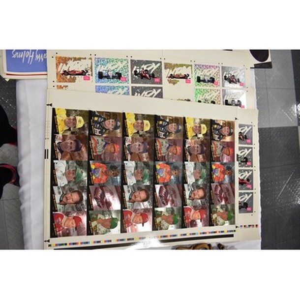 ALL IN ONE MONEY! 5 Indy and 4 Nascar UNCUT Racing Trading Cards!  17x1x23 - Image 7 of 9