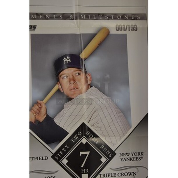 Topps Moments & Milestones Poster! 22x1x39 - Image 2 of 5