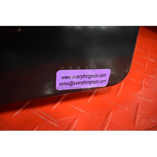 MESMERIZING! Ferrari Light Up Neon Sign. 120V, 50/60HZ. 24x4x30. Tested and Working! We Will Not Ship This Item - Image 9 of 9