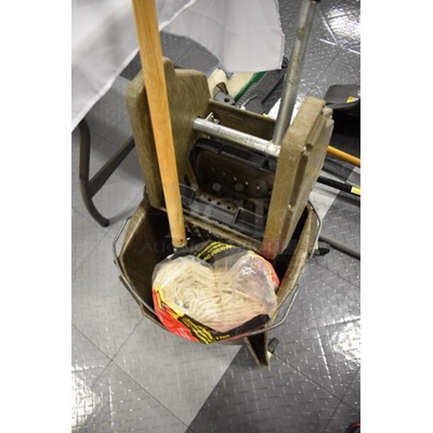 ALL IN ONE MONEY! Includes Mop and Bucket - Image 2 of 5