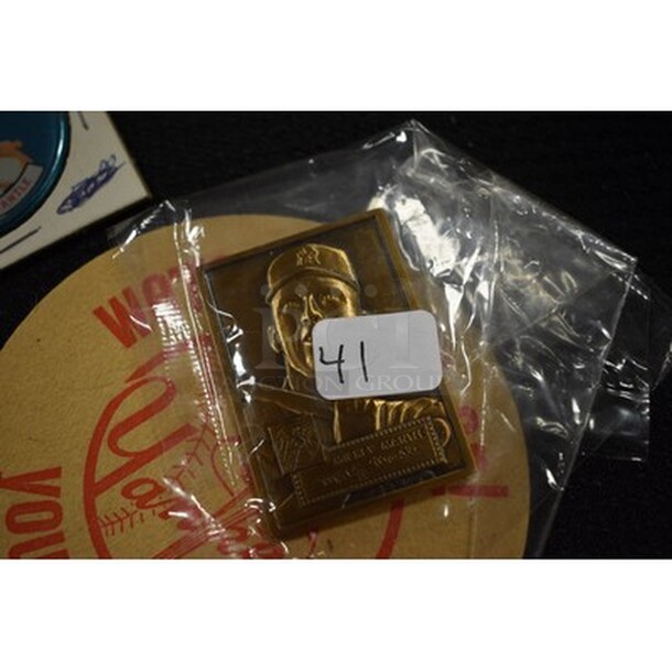 ALL IN ONE MONEY! Various Mickey Mantle Memorabilia Including Various Pins and More! - Image 4 of 4