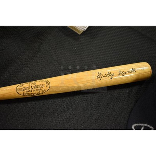 Louisville Slugger 125 Mickey Mantle Bat! - Image 2 of 4