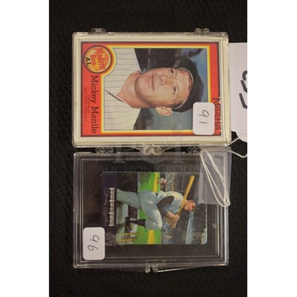 Mickey Mantle Sports Memorabilia. Includes Trading Card and Pin! All In One Money! - Image 2 of 5