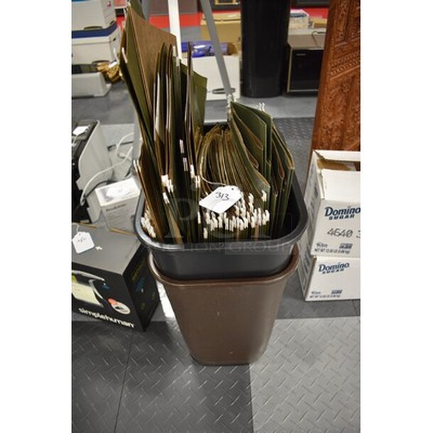 ALL IN ONE MONEY! Includes Trashcans and Hanging File Folders - Image 1 of 3
