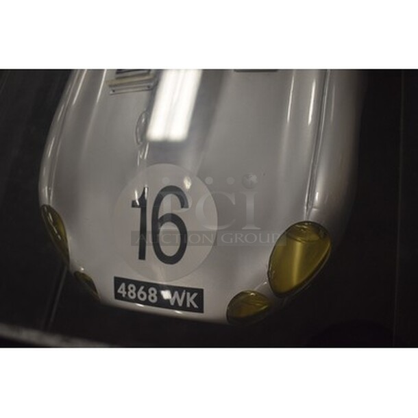 AWESOME! Peter Lindner Racing Jaguar Hand Built Model Car! 23x10x9 - Image 4 of 9