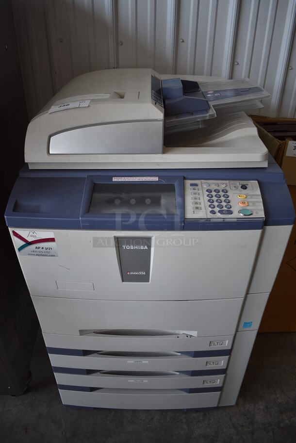 Toshiba Model eStudio 556 Floor Style Copier Printer. 28x30x48