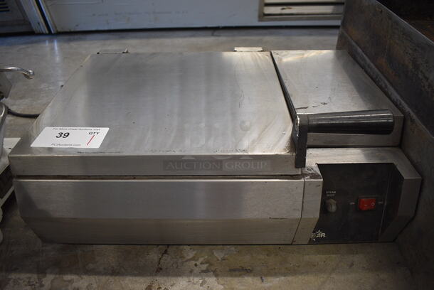 Star Model FS20 Stainless Steel Commercial Countertop Electric Powered Steamer. 120 Volts, 1 Phase. 22x17x8. Tested and Working!
