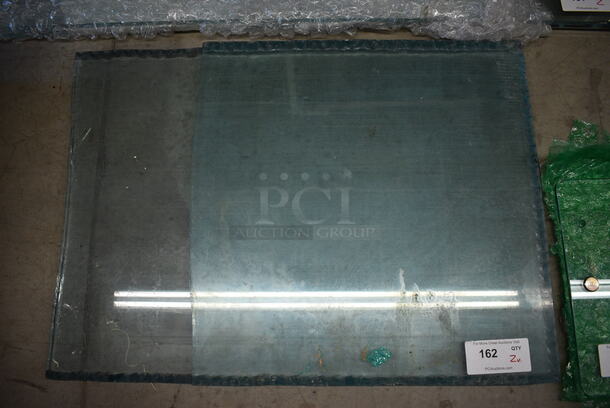 2 Panes of Glass. 23.5x23.5, 23.5x33. 2 Times Your Bid!