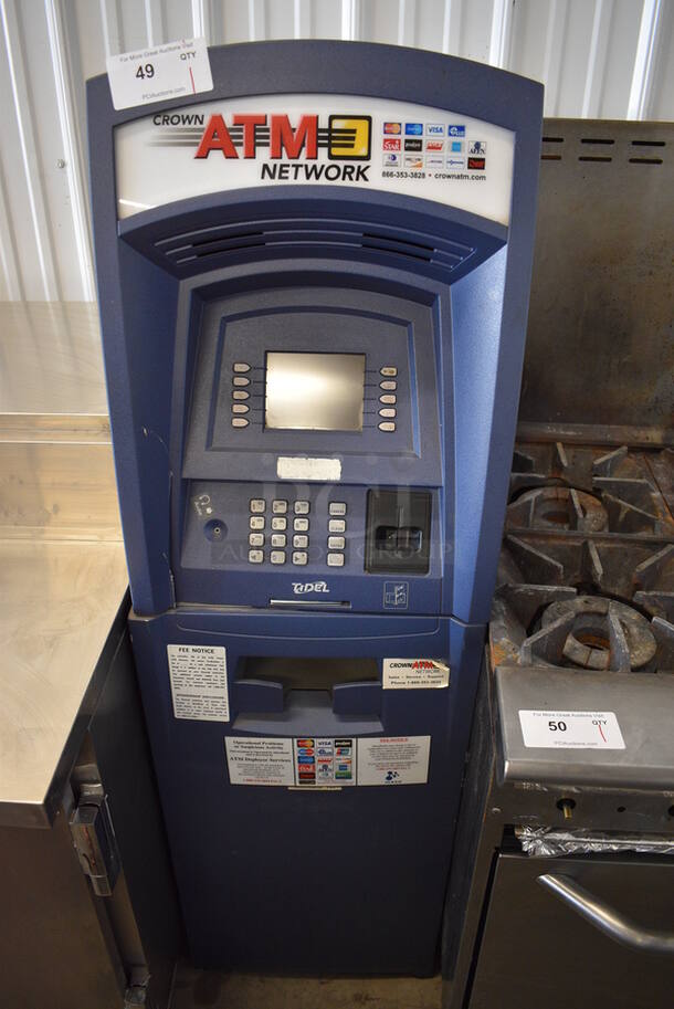 GREAT! Tidel Metal Floor Style ATM Machine. 18x23x60.  Cannot Test Due To Missing Power Cord