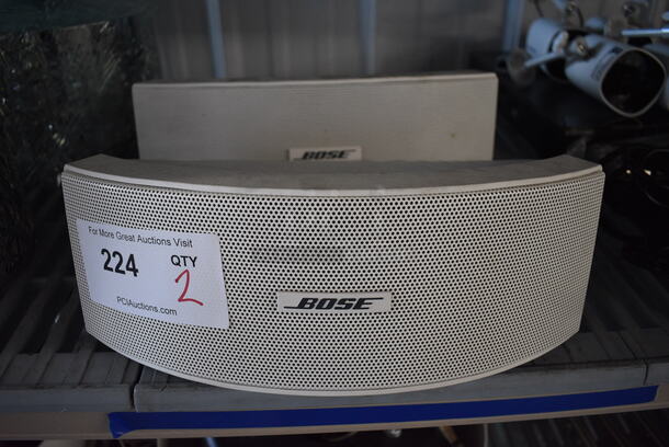 2 Bose Speakers. 12x6x4.5. 2 Times Your Bid!