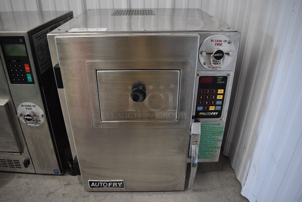 GORGEOUS! 2006 Autofry Model MTI-5 Stainless Steel Commercial Countertop Electric Powered Ventless Fryer. 240 Volts, 1 Phase. 21x22x23