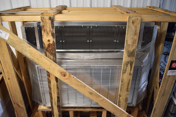 BRAND NEW IN CRATE! Loren Cook Stainless Steel Commercial Gravity Vent. 52x17x43