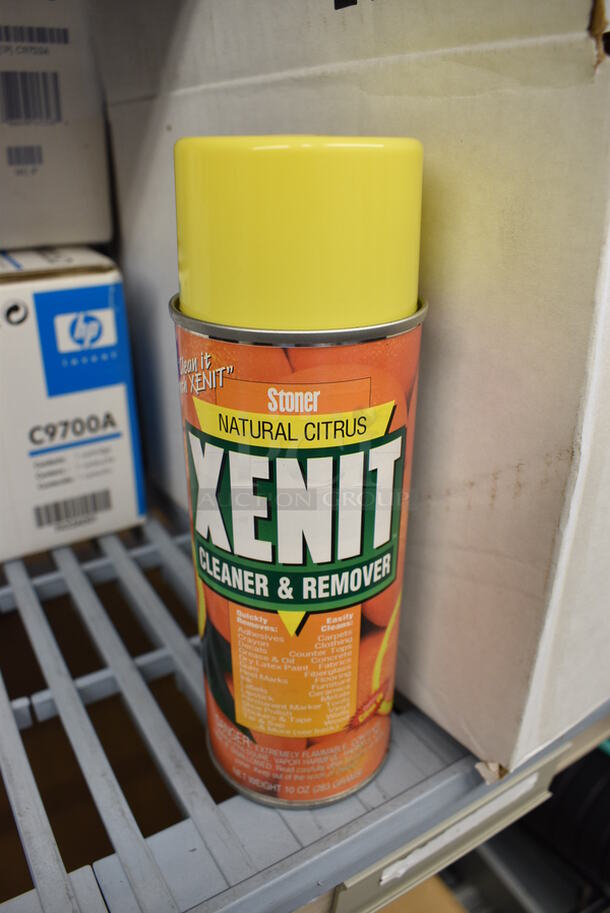 ALL ONE MONEY! Lot of 17 Cans of Xenit Cleaner and Remover!