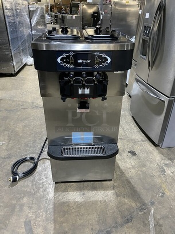 Sweet! LATE MODEL! 2013 Taylor  3 Handle Ice Cream Machine! Model 723--33 Serial M3125639! 208/230V 3Phase! On Commercial Casters! Working When Removed! 