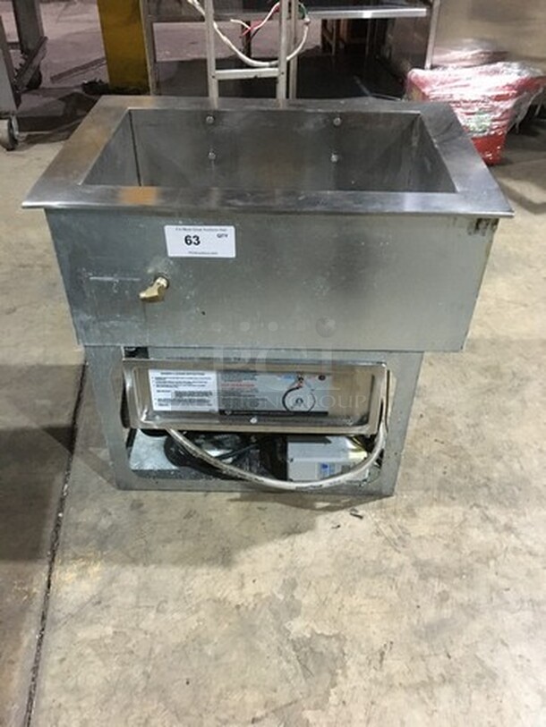 Wells Commercial Hot & Cold Combo Drop In Pan! All Stainless Steel! Model HRCP7100 Serial HRCP710716A0001! 208/240V 1Phase!