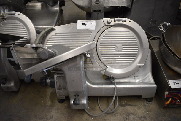 BEAUTIFUL! Hobart Model 2812 Stainless Steel Commercial Countertop Meat Slicer. 120 Volts, 1 Phase. 28x24x24. Tested and Working!
