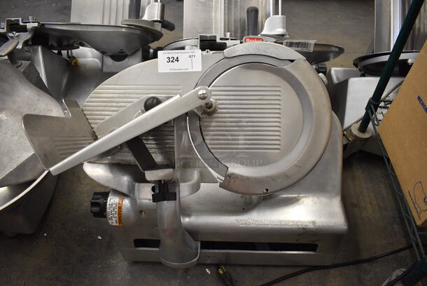 GREAT! Berkel Stainless Steel Commercial Countertop Meat Slicer w/ Blade Sharpener. 26x20x24. Tested and Working!