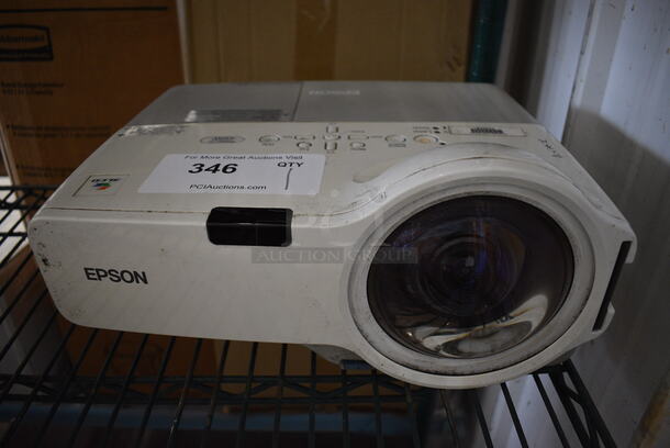 Epson Model H330A LCD Projector. 100-240 Volts, 1 Phase. 13x10x6