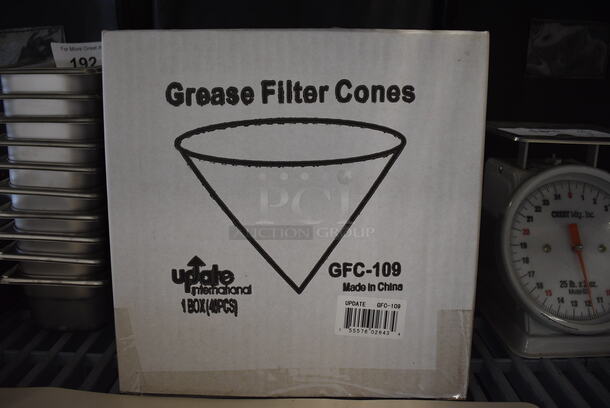 7 BRAND NEW IN BOX! Update Grease Filter Cones. 7 Times Your Bid!