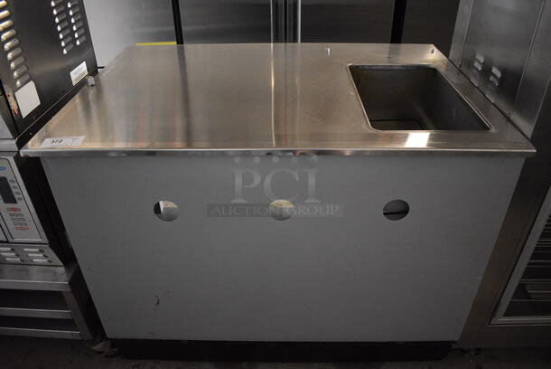Duke Model SUB-FC-206-RT Stainless Steel Commercial Counter w/ Steam Table Drop In. 120 Volts, 1 Phase. 49x34x37