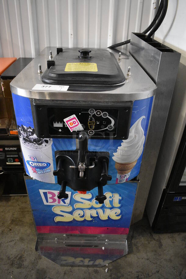 BEAUTIFUL! 2000 Taylor Model C709-33 Stainless Steel Commercial Countertop Air Cooled Single Flavor Soft Serve Ice Cream Machine. 208-230 Volts, 3 Phase. 22x34x36 