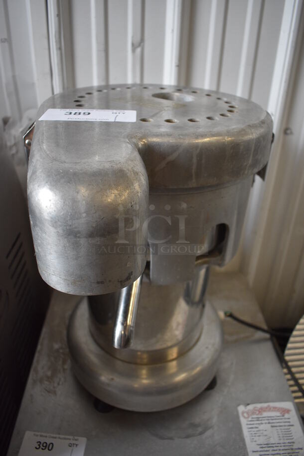 NICE! Stainless Steel Commercial Countertop Citrus Juicer. 13x16x20. Tested and Does Not Power On