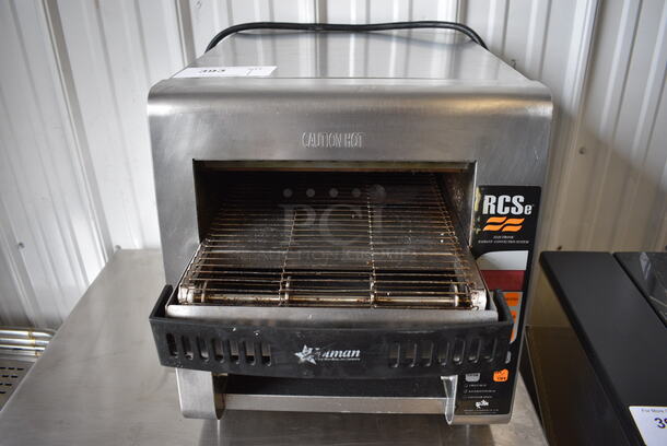 NICE! Star Holman Model RCSE-2-120 Stainless Steel Commercial Countertop Conveyor Toaster Oven. 208 Volts, 1 Phase. 15x23x16