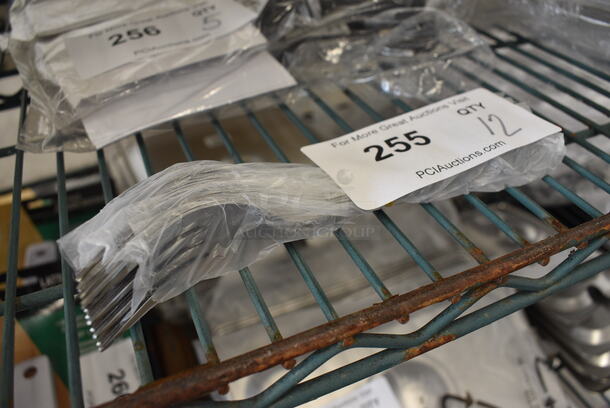 12 BRAND NEW IN BOX! Metal Forks. 12 Times Your Bid!