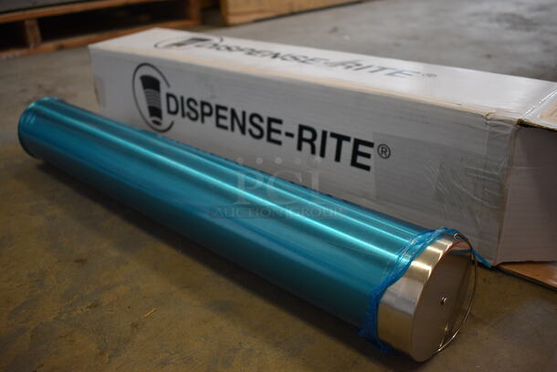 BRAND NEW IN BOX! Dispense Rite Stainless Steel Dispenser. 3.5x3.5x26