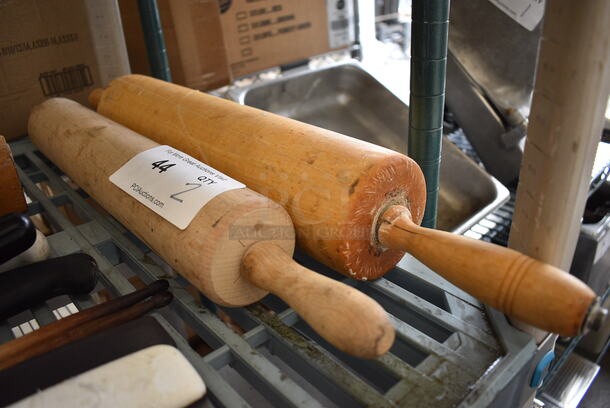 2 Wooden Rolling Pins. 23