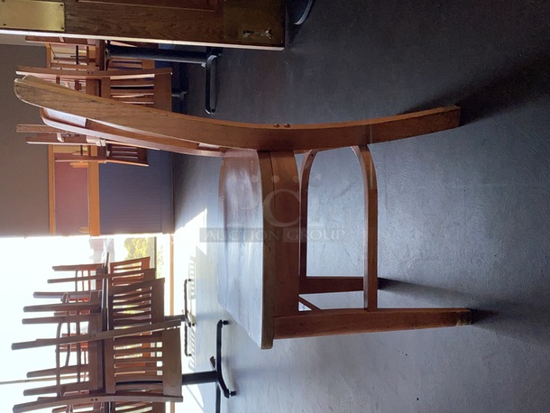CLASSIC! (4) Wooden Dining Room Chairs. 18x17-1/4x35  4x Your Bid             This lot located on site in Modesto, CA. Pick-up is scheduled for the weekend of 28-AUG-2020. Shipping is Available. Winning Bidder Must Contact PCI Auctions Southwest by 26-AUG-2020 to Confirm Shipping or Pick-Up Arrangements. - Image 6 of 7