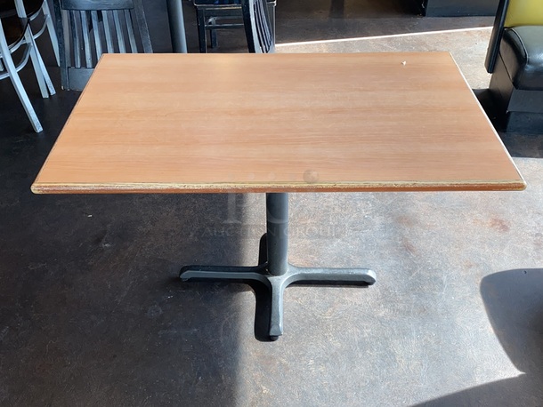 AMAZING! Wood Dining Room Table Seats 4 48x30x29-1/2    This lot located on site in Modesto, CA. Pick-up is scheduled for the weekend of 28-AUG-2020. Shipping is Available. Winning Bidder Must Contact PCI Auctions Southwest by 26-AUG-2020 to Confirm Shipping or Pick-Up Arrangements.