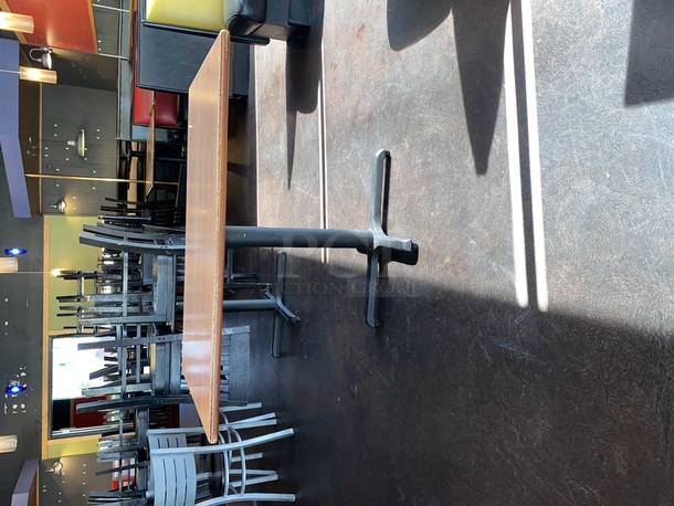 AMAZING! Wood Dining Room Table Seats 4 48x30x29-1/2     This lot located on site in Modesto, CA. Pick-up is scheduled for the weekend of 28-AUG-2020. Shipping is Available. Winning Bidder Must Contact PCI Auctions Southwest by 26-AUG-2020 to Confirm Shipping or Pick-Up Arrangements. - Image 3 of 4