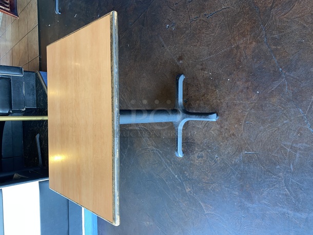 DEAL! (2) Classic Wooden Dining Room Table - 2 Top with Metal Base.

30x24x29-1/2

2x Your Bid.

This lot located on site in Modesto, CA. Pick-up is scheduled for the weekend of 28-AUG-2020. Shipping is Available. Winning Bidder Must Contact PCI Auctions Southwest by 26-AUG-2020 to Confirm Shipping or Pick-Up Arrangements. - Image 1 of 3