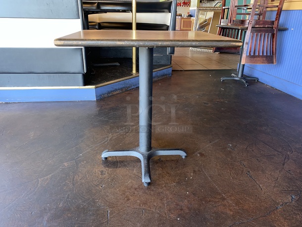 DEAL! (2) Classic Wooden Dining Room Table - 2 Top with Metal Base.

30x24x29-1/2

2x Your Bid.

This lot located on site in Modesto, CA. Pick-up is scheduled for the weekend of 28-AUG-2020. Shipping is Available. Winning Bidder Must Contact PCI Auctions Southwest by 26-AUG-2020 to Confirm Shipping or Pick-Up Arrangements. - Image 2 of 3