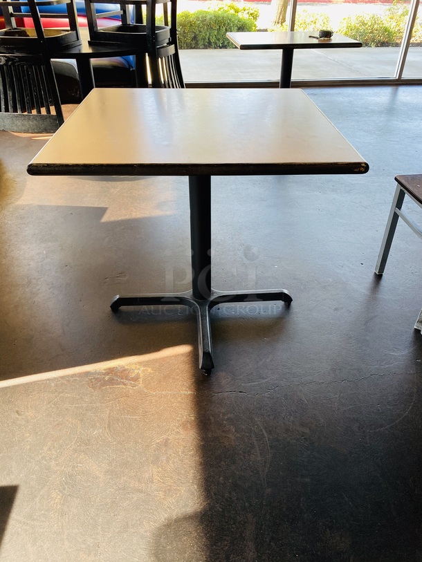 STEAL! (2) Classic Dining Room Tables with Bases. Seat up to 4.

32x32x29-1/2

DEAL! (2) Classic Wooden Dining Room Table - 2 Top with Metal Base.

30x24x29-1/2



This lot located on site in Modesto, CA. Pick-up is scheduled for the weekend of 28-AUG-2020. Shipping is Available. Winning Bidder Must Contact PCI Auctions Southwest by 26-AUG-2020 to Confirm Shipping or Pick-Up Arrangements. - Image 2 of 2
