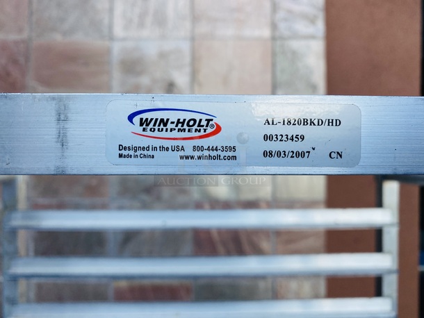 AMAZING! Winholt AL-1820BKD/HD 20 Pan End Load Aluminum Bun / Sheet Pan Rack Commercial Casters!! - Image 5 of 6