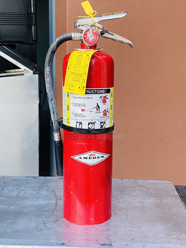 AWESOME! Amerex Model B441 10lbs Multi-Purpose Dry Chemical Fire Extinguisher