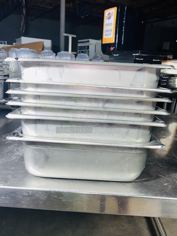 NICE! Lot of (6) Vollrath Anti-Sieze Full Size 4" Drop In Pans.

6x Your Bid - Image 4 of 4
