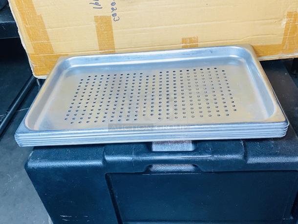 BEAUTIFUL!! Full Size 1 1/4" Deep Anti-Jam Perforated Stainless Steel Steam Table / Hotel Pans

5x Your Bid - Image 4 of 4