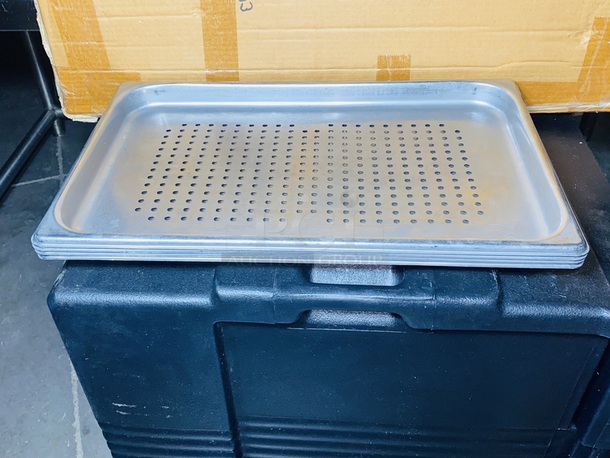 BEAUTIFUL!! Full Size 1 1/4" Deep Anti-Jam Perforated Stainless Steel Steam Table / Hotel Pans

4x Your Bid - Image 2 of 3
