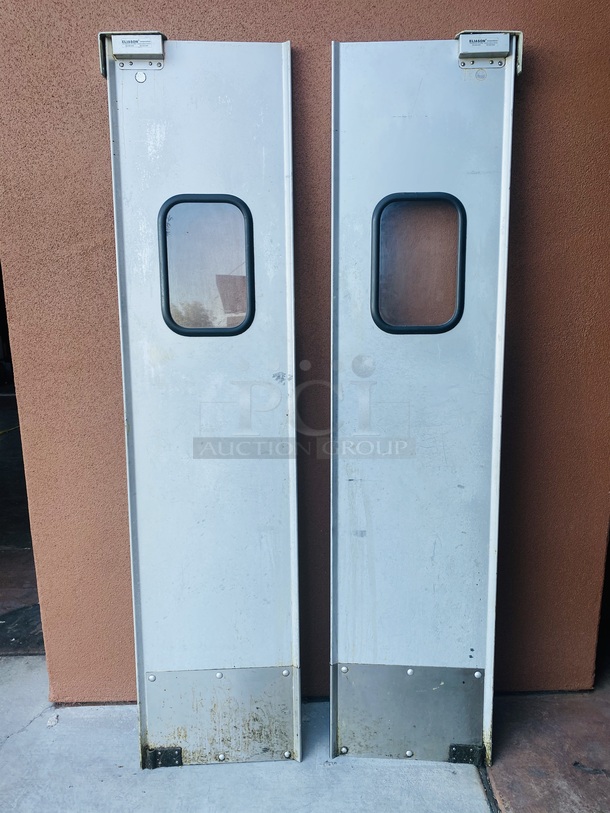 (2) Eliason Swing Doors. Includes all hardware. 82-1/4x19-1/4

2x Your Bid