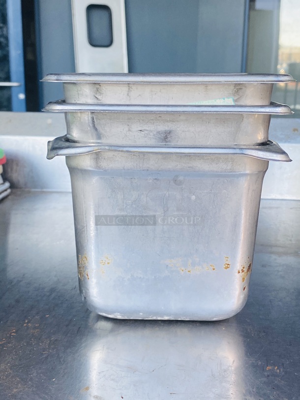 SWEET!! 5 Stainless Steel Anti-Jam 1/6 Pans.

3x Your Bid - Image 7 of 7