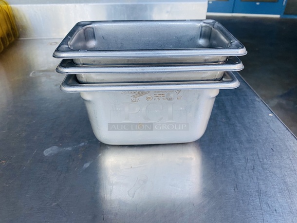 AWESOME!!Vollrath 30942 Super Pan V® 1/9 Size 4" Deep Anti-Jam Stainless Steel Steam Table / Hotel Pan - 22 Gauge

3x Your Bid - Image 1 of 7