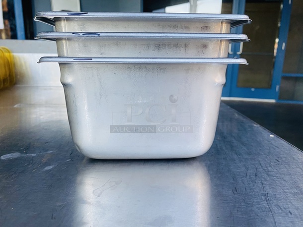 AWESOME!!Vollrath 30942 Super Pan V® 1/9 Size 4" Deep Anti-Jam Stainless Steel Steam Table / Hotel Pan - 22 Gauge

3x Your Bid - Image 4 of 7