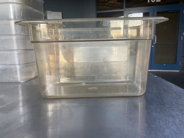 AWESOME!! Cambro Camwear Cambro 96PHP150 H-Pan™ 1/9 Size Amber High Heat Plastic Food Pan - 4" Deep


4x Your Bid  - Image 4 of 6