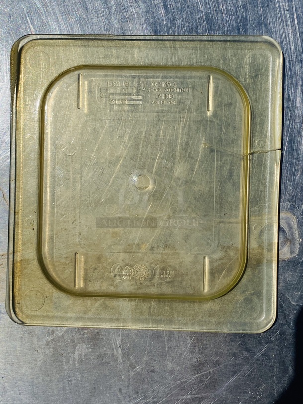 SWEET! Set of (4) 1/6 Pan Polycarbonate Lids - Image 4 of 6
